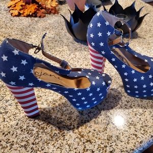 🇺🇸 GoJane American Flag Platforms 🇺🇸